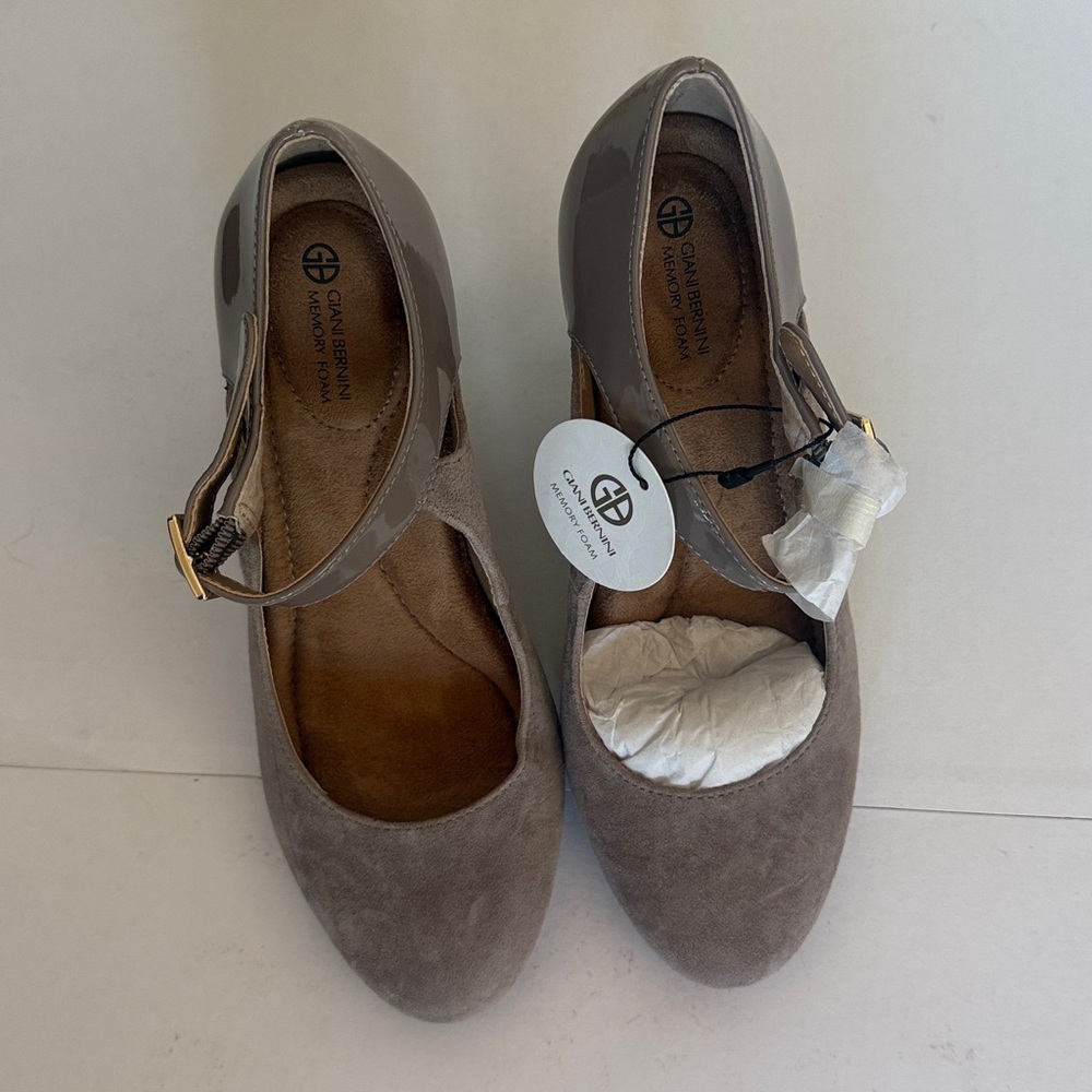 Giani Bernini Leather Suede Heels